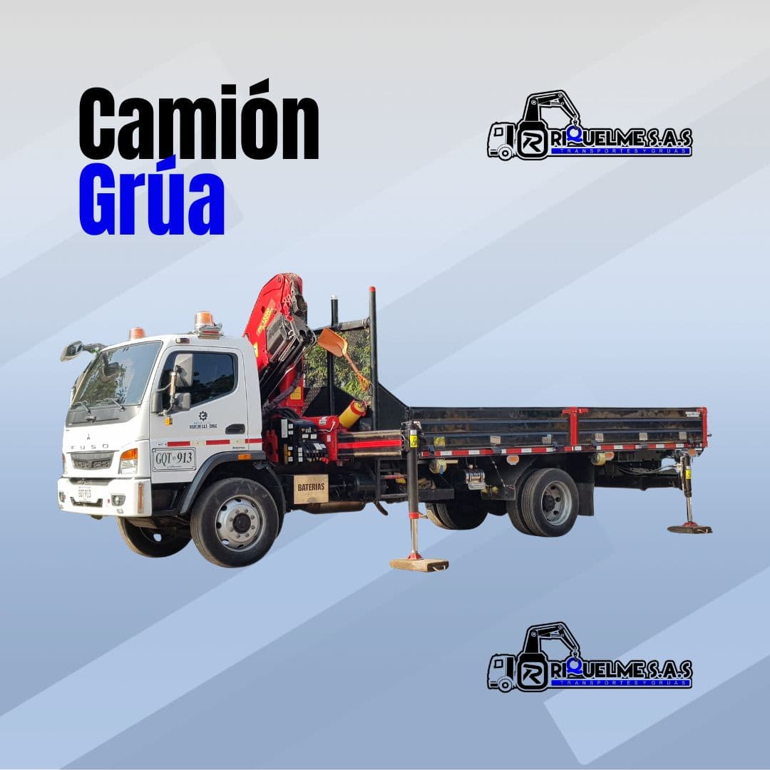 Camiones Grúa con Brazo Hidráulico